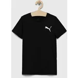 Puma Dječja majica kratkih rukava ACTIVE Small Logo Tee B boja: crna, s tiskom