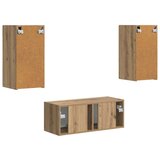  Set TV komoda Zidne 2 pcs Umjetnički hrast Konstruirano drvo | shoptok.hr