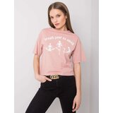 RUE PARIS T-shirt-157-TS-0086.60P-Light Pink | Shoptok.si