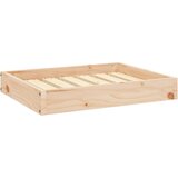 Krevet za pse sivi 61,5x49x9 cm od masivne borovine | Eponuda.ba
