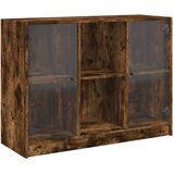  The Living Store Komoda dimljeni hrast 102x37x75,5 cm inženirski les - Komoda, (21500311) | Shoptok.si
