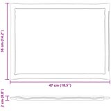  Jastučići za sjedenje 4 pcs Svjetlosiva 47 x 36 x 2 cm | shoptok.hr