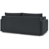 Bobochic Paris Tamno siva sklopiva sofa od samta 211 cm Marcel – | shoptok.hr