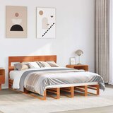 vidaXL Okvir kreveta bez madraca voštano smeđi 160x200 cm od borovine | shoptok.hr