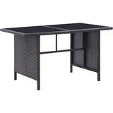  Vrtna sedežna garnitura z blazinami 6-delna poli ratan črna, (20598153) | Shoptok.si