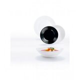 Luminarc tanjiri set crno bijeli 18/1 herena 10694 | Eponuda.ba