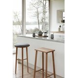 Hübsch Barski stolček iz hrastovega lesa Folk, višina 72 cm | Shoptok.si