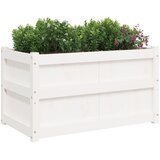  Vrtna sadilica bijela 90x50x50 cm od masivne borovine | Eponuda.com