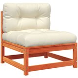  8-dijelni set vrtnih sofa s jastucima voštano smeđi od borovine | shoptok.hr