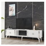 Hanah home tv polica doruk white silver | ePonuda.com