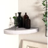 vidaXL Kutna zidna polica siva boja betona 25 x 25 x 3 8 cm MDF cijene