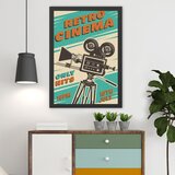 Wallity Uramljena slika Retro Cinema 2, 35x45 cm | ePonuda.com
