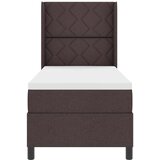  Krevet s opruga kutije Tamno smeđa 200 x 80 cm tkanina | shoptok.hr