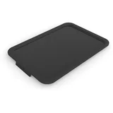 Rotho Crni plastičan poklopac za kutiju za pohranu 57x39x3 cm Albris –