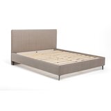Bonami Selection Smeđe-sivi tapecirani bračni krevet s podnicom 180x200 cm Noira Slim – | shoptok.hr