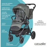 Coccolle Otroški voziček 3 v 1 Serry Moss zelena | Shoptok.si