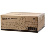 Powerton Komplet ledvene opore in podloge za sedenje Cushy | Shoptok.si