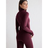 Trendyol Ženska jakna za trening Thmaw25Sk00001, Bordo Slike