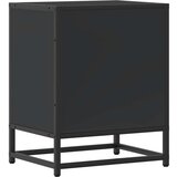 vidaXL Nočna omarica 2 kosa črna 40x31x50 cm inž. les in kovina | Shoptok.si