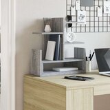  Organizator za pisalno mizo siva sonoma 49x20x52,5 cm inž. les, (21413880) | Shoptok.si