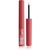 NYX Professional Makeup tekoče črtalo - Vivid Brights Colored Liquid Eyeliner - On Red (VBLL04)
