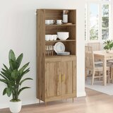  Highboard Umjetnički hrast 69,5 x 34 x 180 cm Konstruirano drvo | shoptok.hr