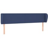  Uzglavlje s ušima plavo 203x23x78/88 cm od tkanine | shoptok.hr