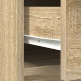  Komoda s predali in vrati, sonoma hrast, 70,5x34x74,5 cm | Shoptok.si