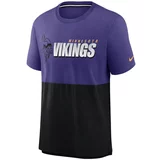 Nike Colorblock NFL Minnesota Vikings Men's XXL T-Shirt