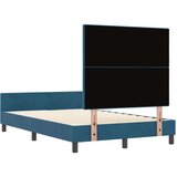  Postelja Temno Modra 120x190 cm Žamet, (22049261) | Shoptok.si