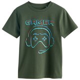 Next Majica turkizna / golobje modra / kari / kaki | Shoptok.si