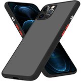 Cadorabo Ohišje združljivo z Apple iPhone 12 PRO in matirana črna barva - Hibridni zaščitni ovitek s TPU silikonom v notranjosti in matirano plastično zadnjo stranjo, (20860111) Cene