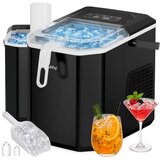 Ruhhy 27708 aparat za izdelavo ledu 1,2 L, 12 kg/24 h, 2 velikosti kockic – črn | Shoptok.si