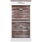 Maison Chic Omarica za obutev - Kopa za čevlje rjava 50x28x98 cm les pavlovnije, (21777643) Cene