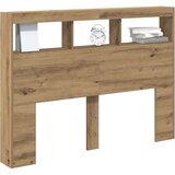 Ormarić za uzglavlje LED boja artisan hrast 140x17x102 cm | shoptok.hr