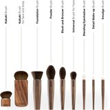 Notino Wooden Collection Smudge brush kist za razmazivanje sjenila za oči 1 kom | shoptok.hr