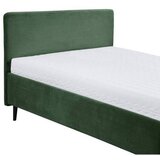 MID.YOU OBLAZINJENA POSTELJA 140 cm x 200 cm , tekstil, leseni material olivno zelena | Shoptok.si