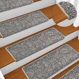  Prostirke za stepenice 10 kom 65x21x4 cm sive s pravokutnim rubom | shoptok.hr