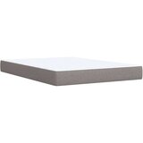 vidaXL Box spring postelja z vzmetnico taupe 160x200 cm blago, (21308592) | Shoptok.si