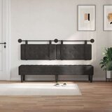  Držeće uzglavlje Zidne Crna 190 x 55 x 5 cm Antikni PU - Crna 180 cm bez LED | shoptok.hr