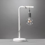  ONLI - Stona lampa WIRE 1xE27/15W/230V 50 cm siva/bela | Eponuda.com