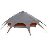  Teepee šator za 9 osoba Siva i narančasta 502 x 502 x 297 cm | shoptok.hr
