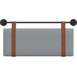  Držeće uzglavlje Zidne Svijetlo siva 110 x 55 x 5 cm Antikni PU - Svjetlosiva 100 cm bez LED | shoptok.hr