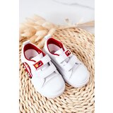 Boto Children's Sneakers With Velcro White-Red Taxi | Shoptok.si