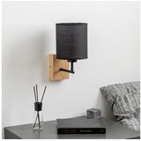  Brilagi - Zidna lampa NUBILA WOOD 1xE27/25W/230V hrast/crna | Eponuda.com