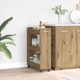  Cabinet s kotačem Umjetnički hrast 60 x 22 x 79 cm | shoptok.hr