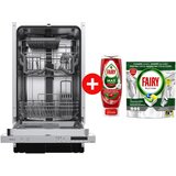 Tesla Ugradna mašina za pranje sudova WDI462M + Fairy Kapsule za pranje sudova Platinum 113 kom + Fairy Tečni deterdžent Max power Pomegranate 545ml | Eponuda.com