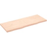 Maison Chic Stenska polica - Viseča Polica 160x60x(2-6) cm neobdelana trdna hrastovina, (21784507) Cene