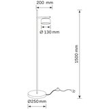  led podna lampa ofelia 1xGX53/6W/230V crna/bež | Eponuda.com