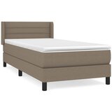 Maison Chic Box spring postelja - Vzmetna postelja z vzmetnico taupe 90x190 cm blago SL13875, (21882467) Cene